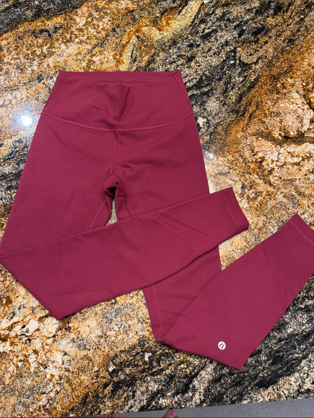 lululemon athletica Women's High-Rise wunder under train Maroon Leggings